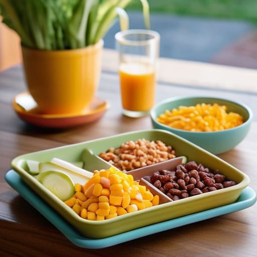 The "Deconstructed" Taco Bar for toddlers.