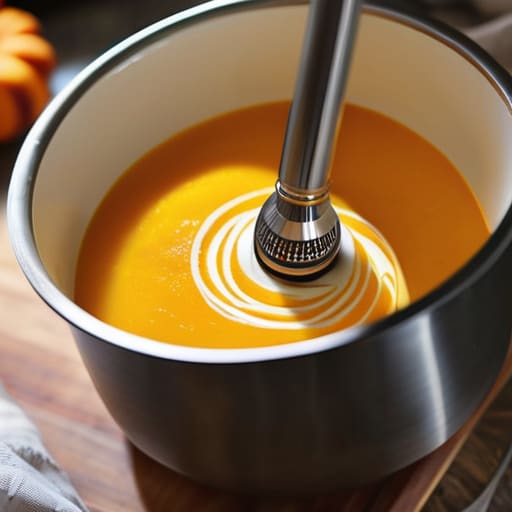 Using The Workhorse Immersion Blender.