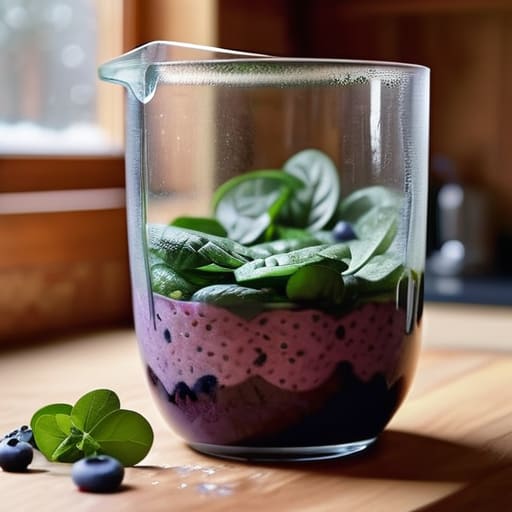 Real Smoothies for Real Mornings with blender.