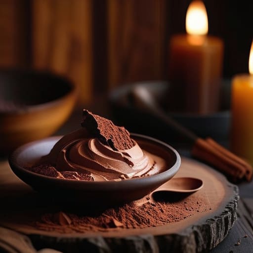 Easy Three-Ingredient Chocolate Mousse dessert.