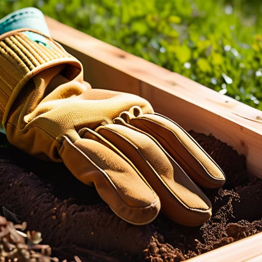 Get Your Hands Dirty building garden beds.