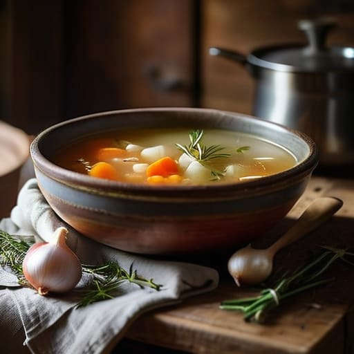 My Low-Stress Soup Survival Rules text.
