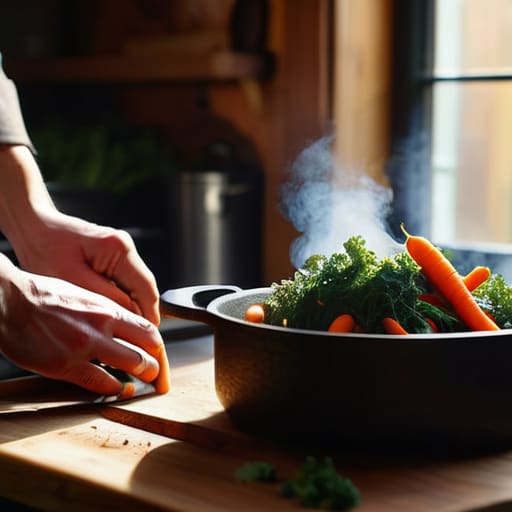 Learning how to make soup from scraps.