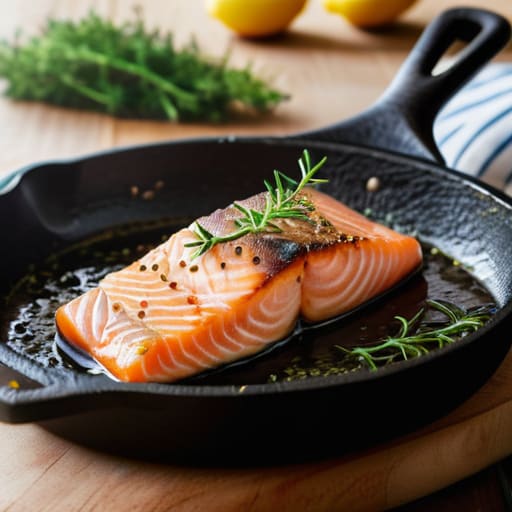 Stop Overthinking the Pan with simple salmon.