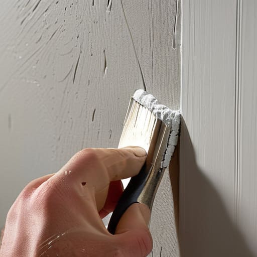 Repairing a wall hole: The Finish Line.